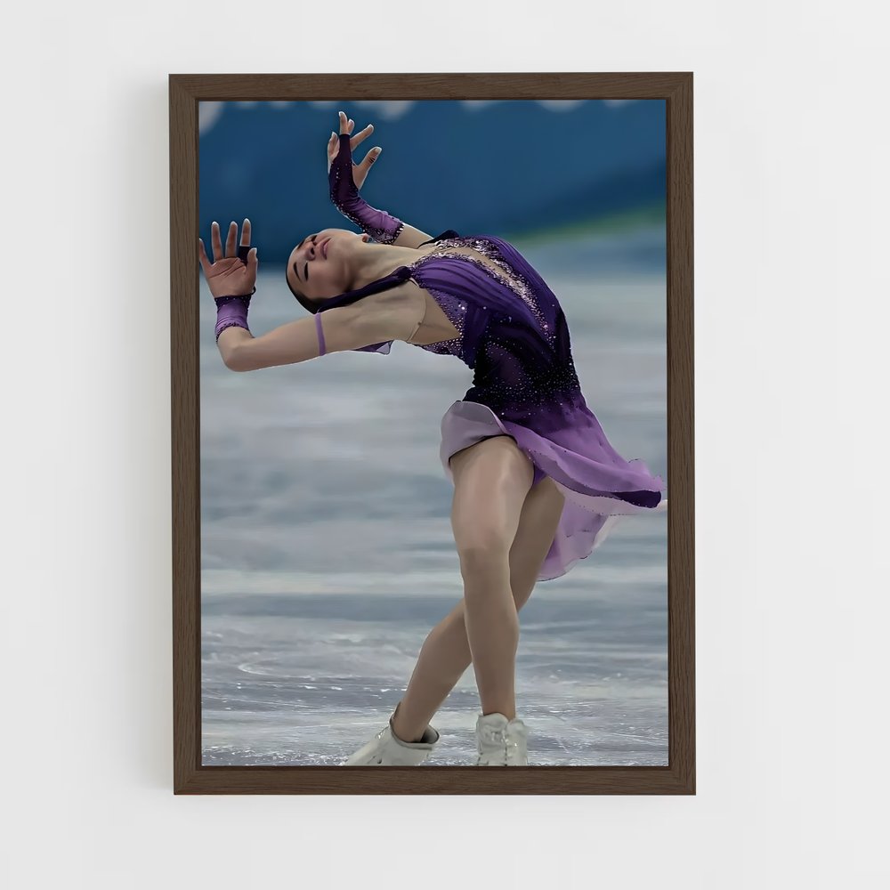 Poster Kamila valieva patineuse – affiche Patinage artistique (vue 5)